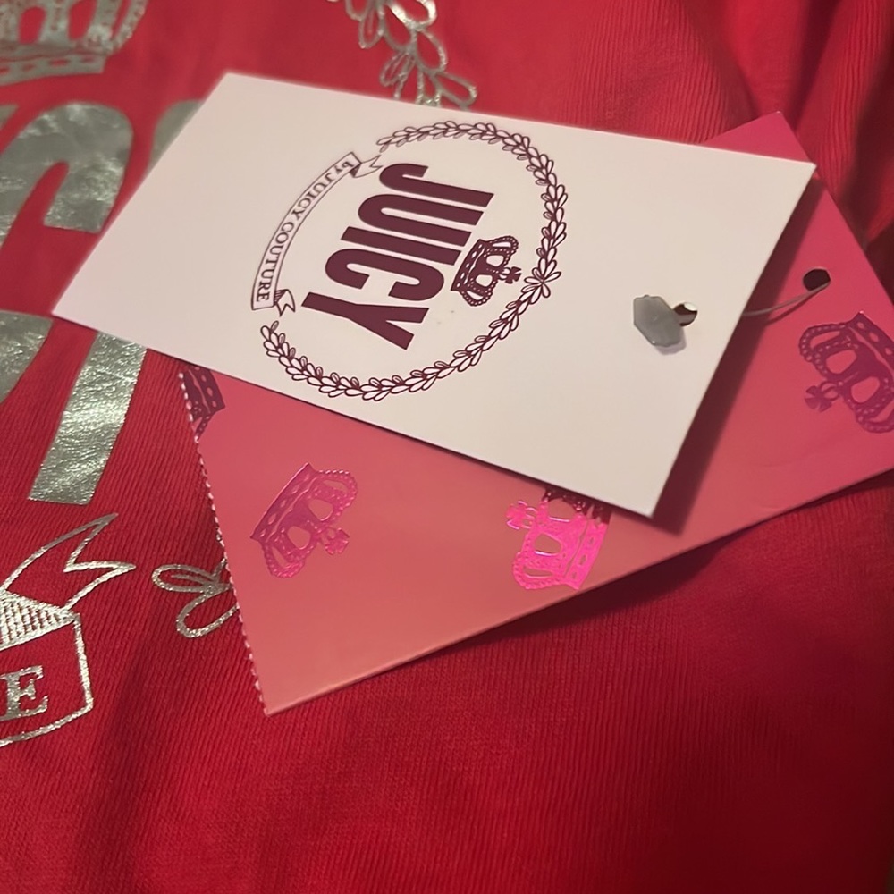 Red Juicy Long Sleeve Tee By Juicy Couture - Picture 3 of 4
